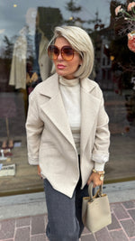 Afbeelding in Gallery-weergave laden, Blazer/ beige/ROMEE
