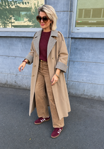 Afbeelding in Gallery-weergave laden, Trenchcoat/ruit/ LIEN
