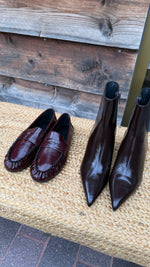 Afbeelding in Gallery-weergave laden, Lederen penny loafer/CATHERINE
