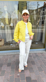 Afbeelding in Gallery-weergave laden, Vest/ streep/geel/MILOU

