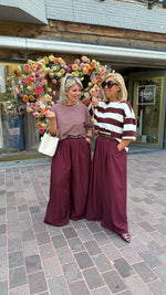 Afbeelding in Gallery-weergave laden, Broek wide leg/JUSTINE
