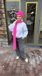 Afbeelding in Gallery-weergave laden, Sweater/ grijs/ APRÈS SKI
