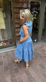 Afbeelding in Gallery-weergave laden, Jeansjurk/ roesel/LIEN
