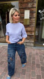 Afbeelding in Gallery-weergave laden, Jeans broderie/ LIA
