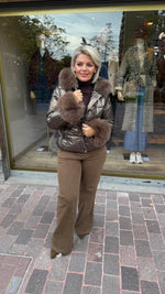 Afbeelding in Gallery-weergave laden, Jas/ brons/ELFI
