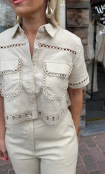 Afbeelding in Gallery-weergave laden, 2-delige set: broek+ blouse/ GERMAINE
