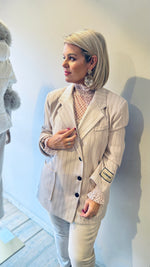 Afbeelding in Gallery-weergave laden, Blouse polkadot/ crème/JOAN.
