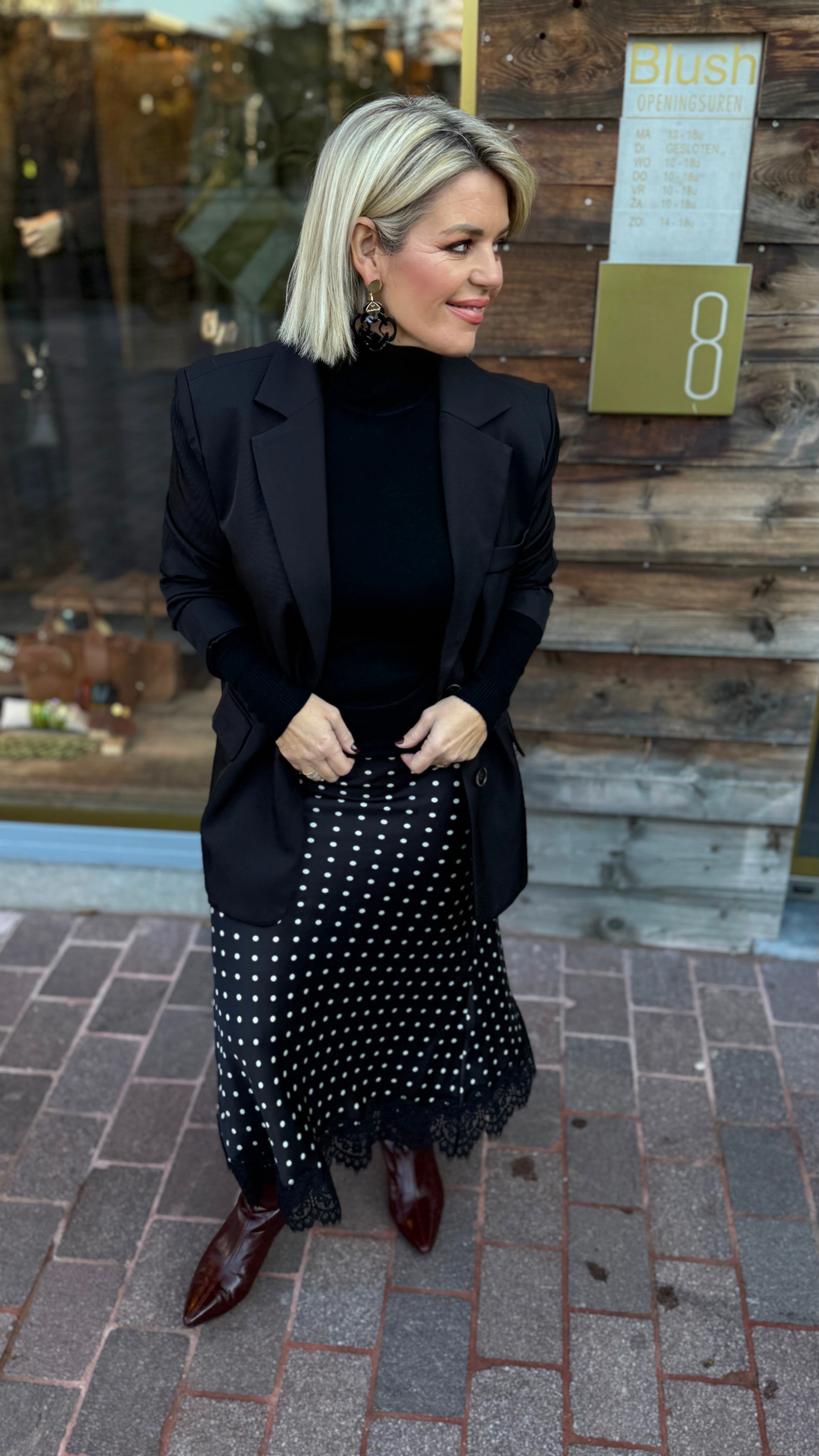 Oversized blazer zwart/JACKY