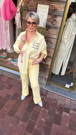 Afbeelding in Gallery-weergave laden, Hemd/ krab/ geel
