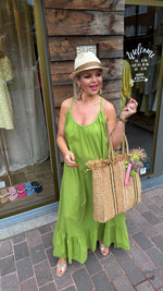 Afbeelding in Gallery-weergave laden, Beach jurk/SAN ANTONI/ groen
