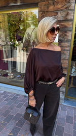 Afbeelding in Gallery-weergave laden, Satinlook blouse/ GIA

