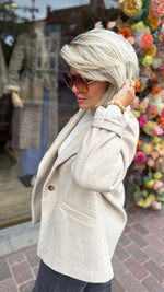 Afbeelding in Gallery-weergave laden, Blazer/ beige/ROMEE

