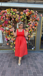 Afbeelding in Gallery-weergave laden, Jurk BILLIE/ oranjerood
