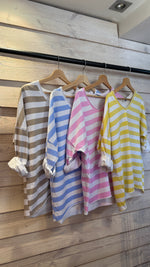 Afbeelding in Gallery-weergave laden, T-shirt brede streep/ LYNN
