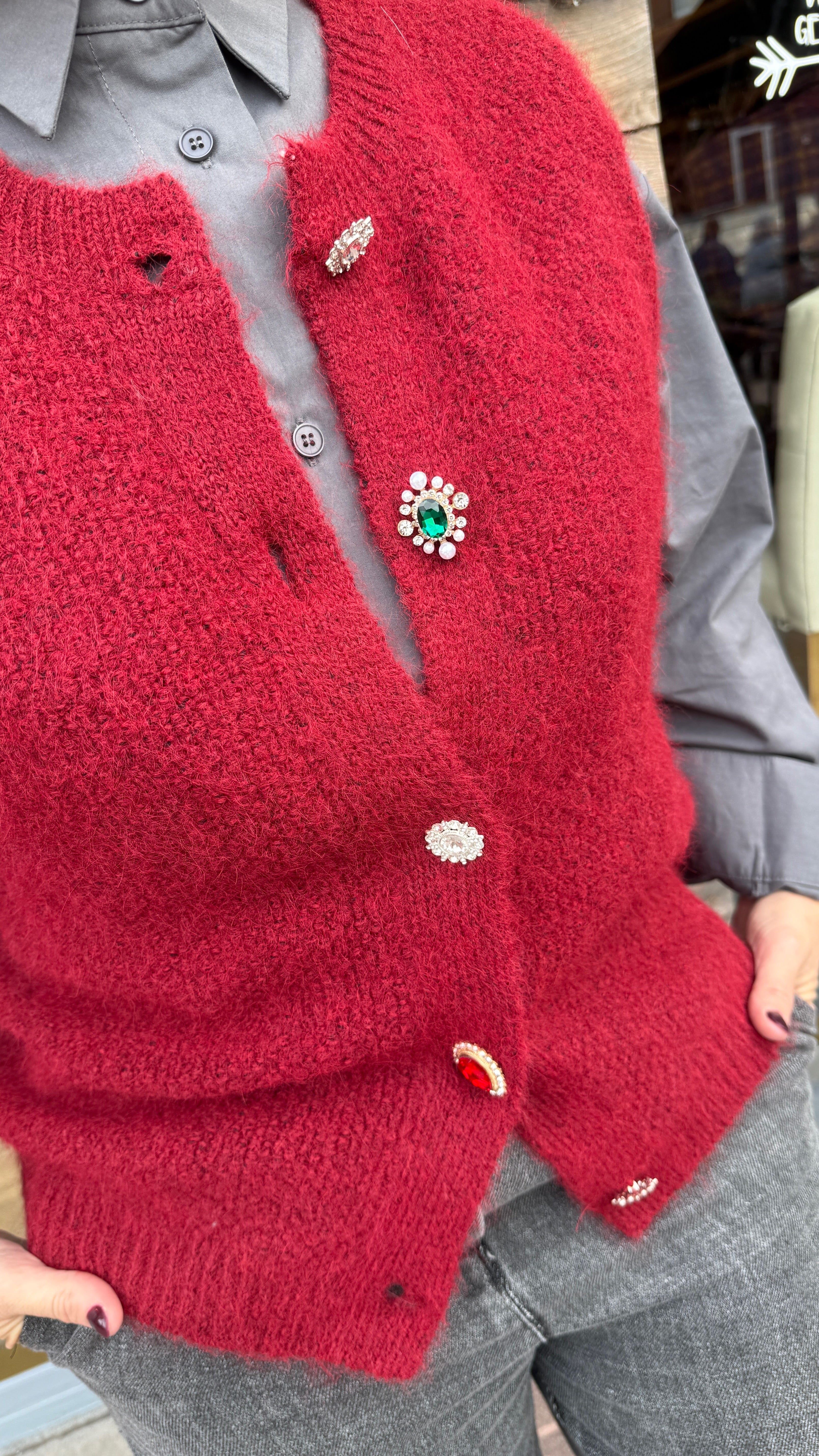 Vest/ knoop/ JASMINE