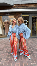 Afbeelding in Gallery-weergave laden, Jeanshemd kort/ JANA
