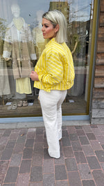 Afbeelding in Gallery-weergave laden, Vest/ streep/geel/MILOU
