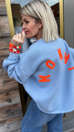 Afbeelding in Gallery-weergave laden, Sweater/MOMMY/lichtblauw
