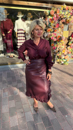 Afbeelding in Gallery-weergave laden, Vegan leather rok/ JASPRE/ NEVER FULLY DRESSED
