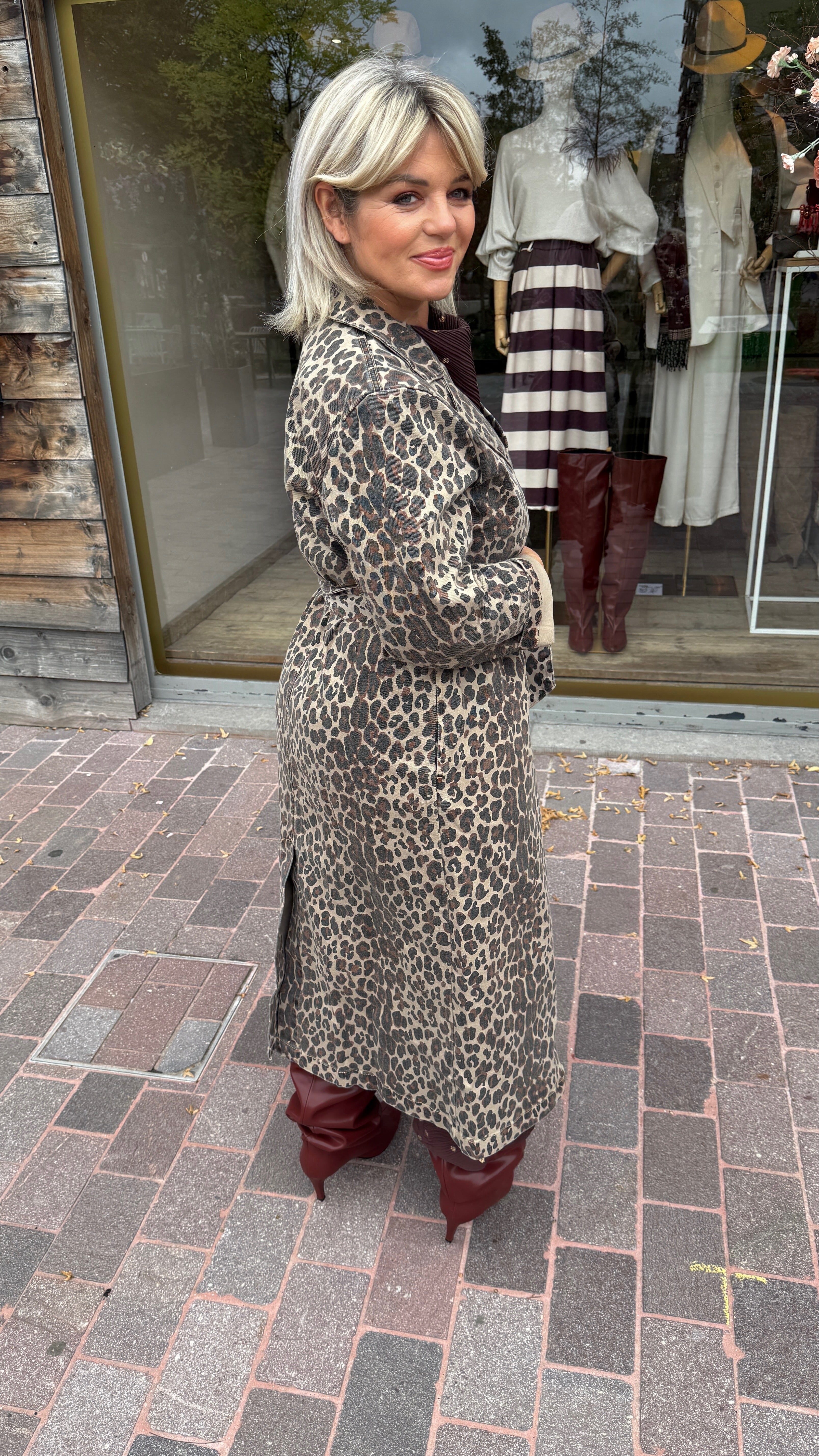 Trenchcoat/ leopard/ NFD