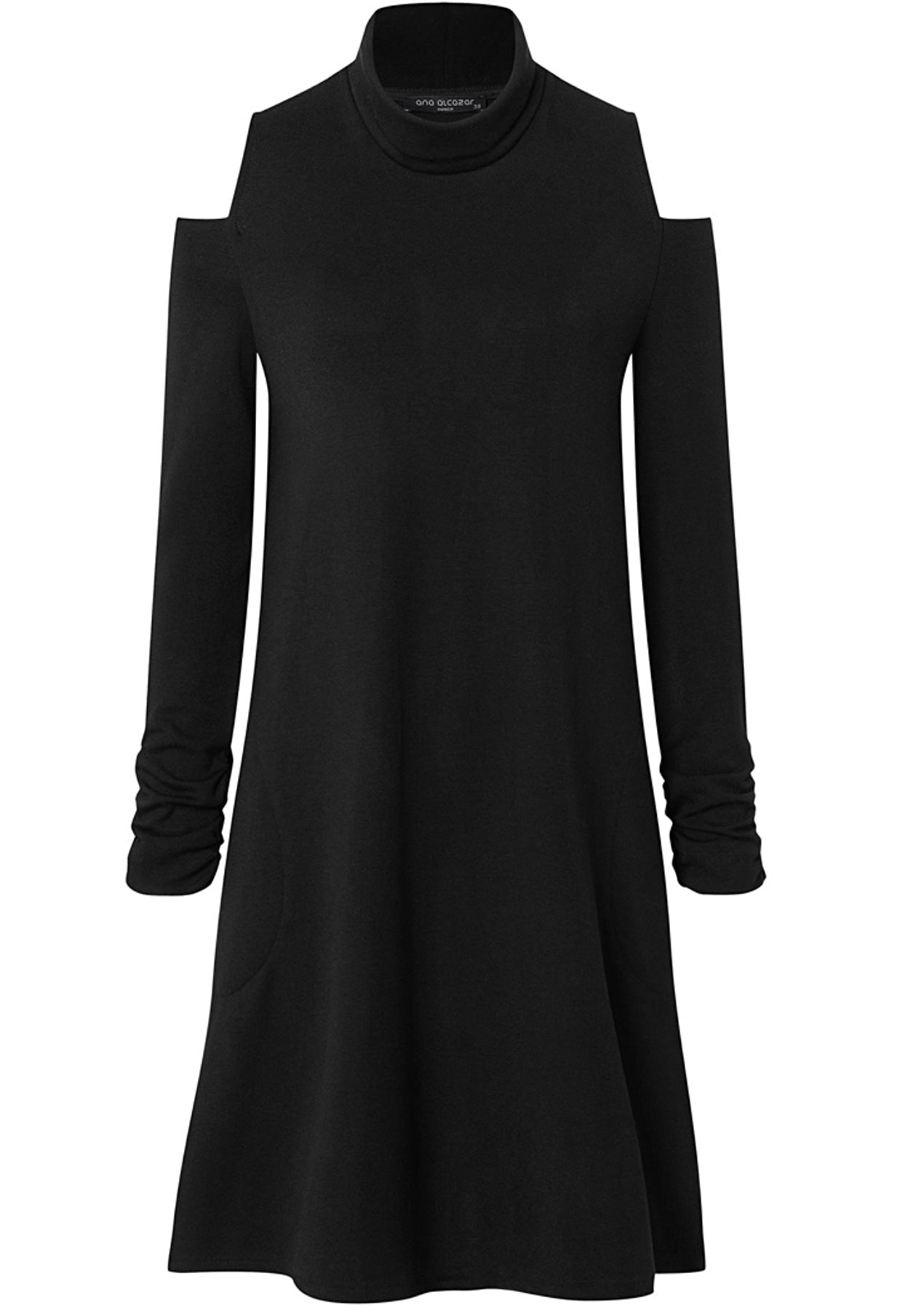Jersey jurk/ zwart/MARIE