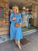 Afbeelding in Gallery-weergave laden, Jeanslook jurk / JUNE
