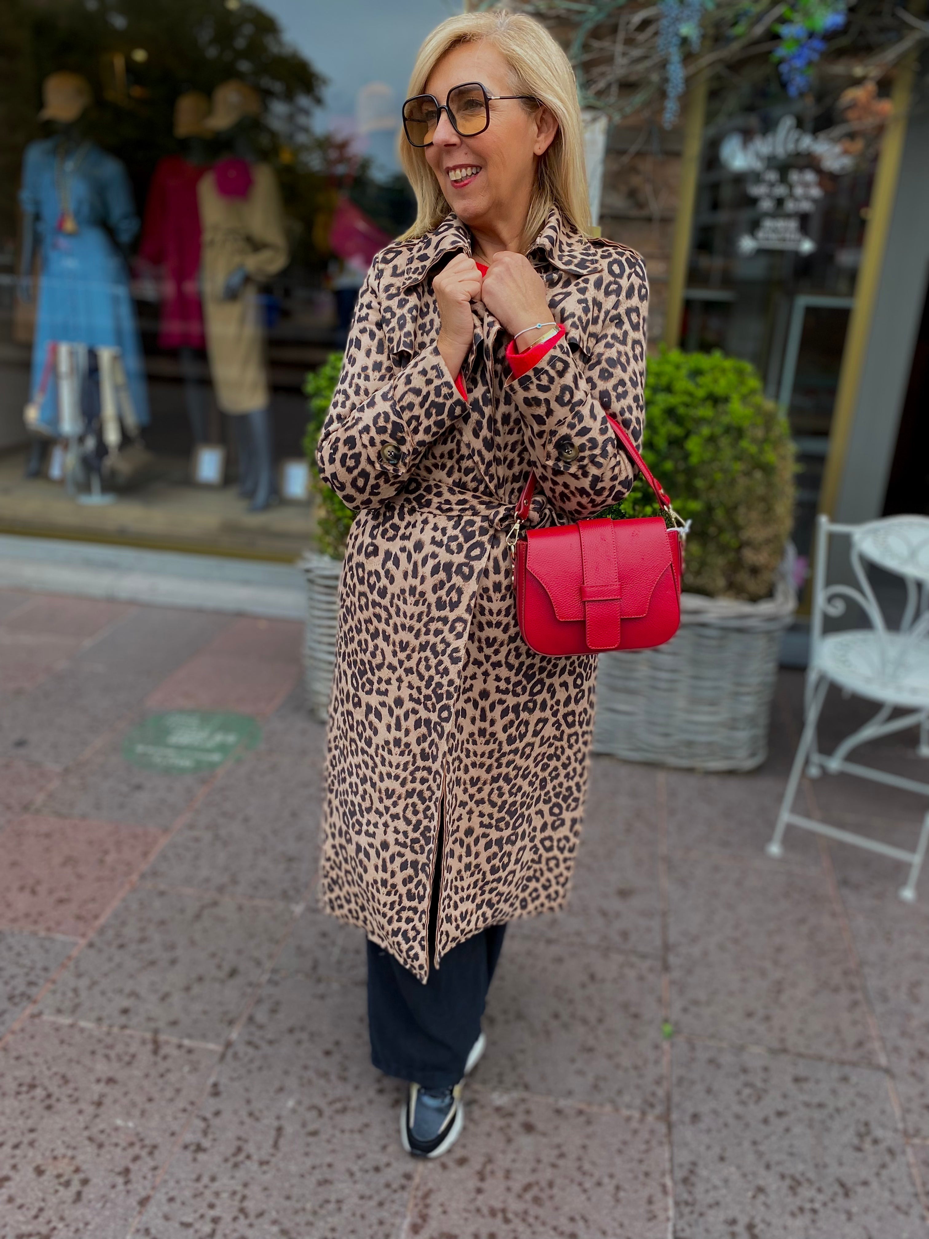 Trenchcoat leopard/ ELLY
