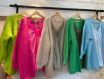 Afbeelding in Gallery-weergave laden, Mohair cardigan / kort/ MIRA
