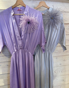 Satinlook jurk/ISABELLA