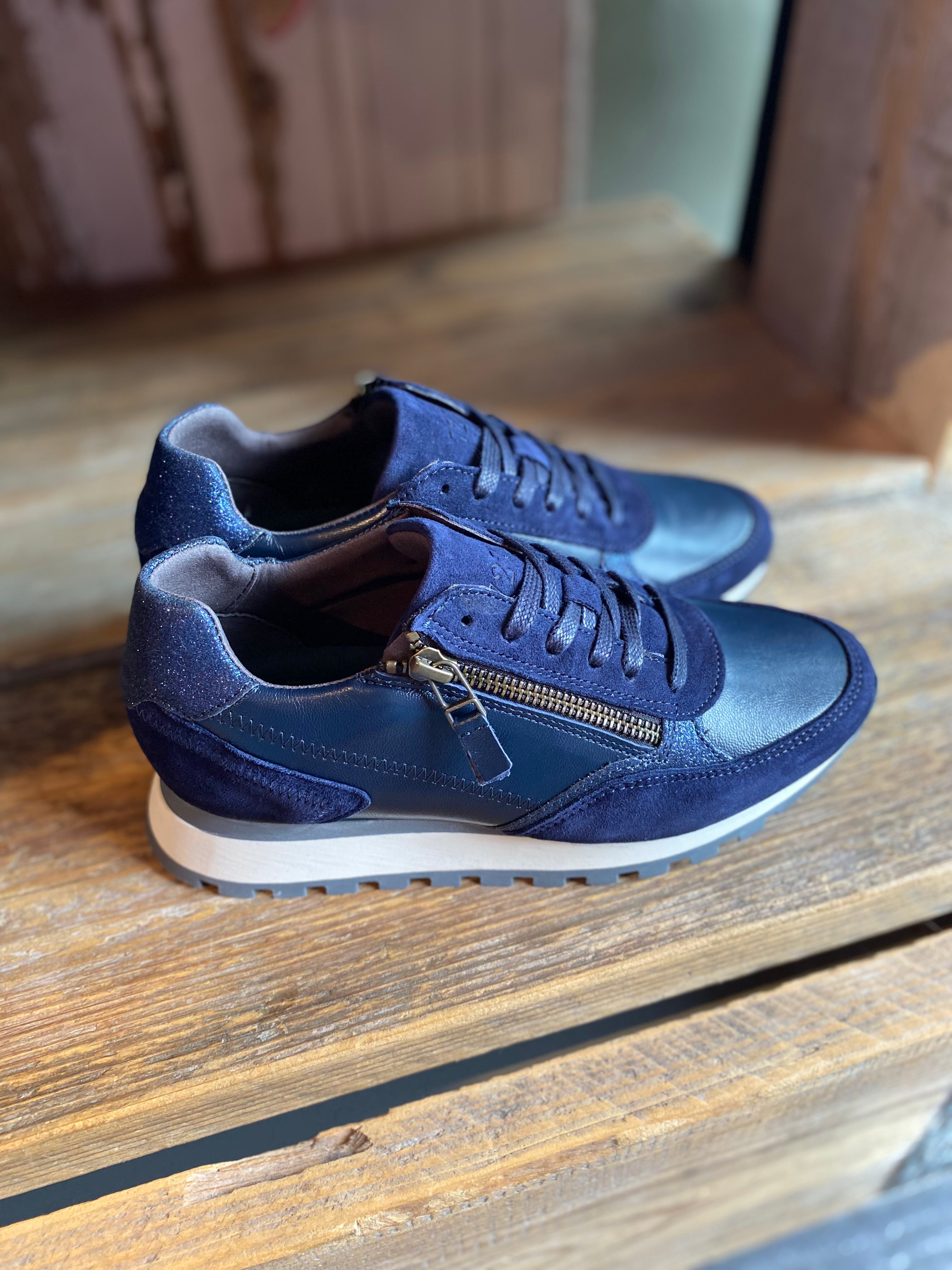 Lederen sneaker/ Cycleur de Luxe