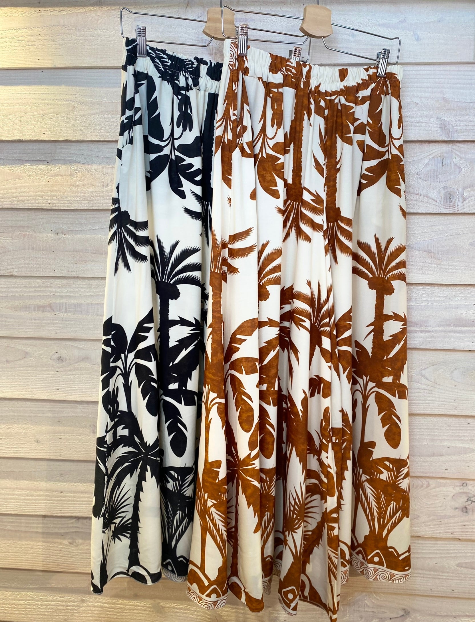 Broek met Palm/ brede pijp