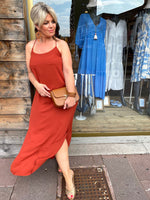 Afbeelding in Gallery-weergave laden, Maxidress/ kruis/ LIVIA
