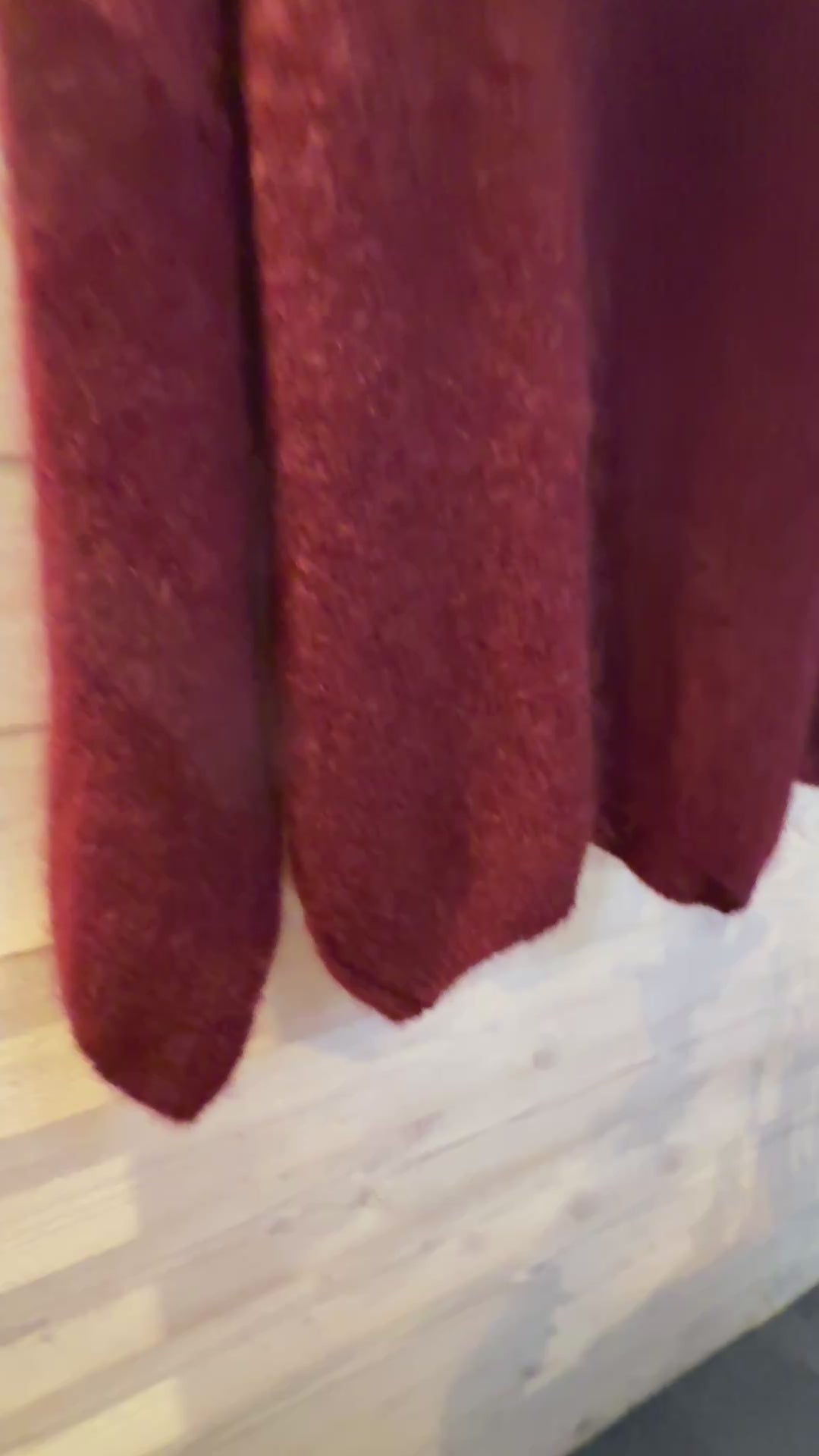 Mohair trui/ BLACK ROSE